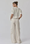 Maya Relaxed Fit Utility Pant- Natural