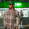 Durango Flannel- Tan/Brown