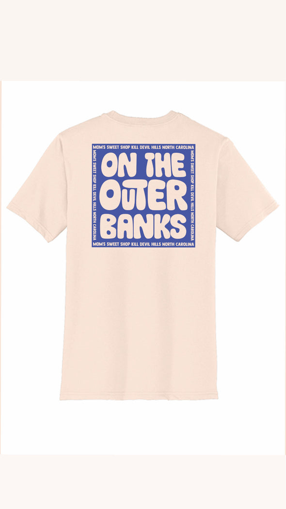 Mom's On the Outer Banks Tee- Rosewater