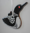 Ceramic Loon w/ Chick Ornament