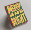 Mod Merry & Bright Holiday Greeting Card BOX SET of 6