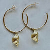 Lana Gold Fill Sea Shell Hoops