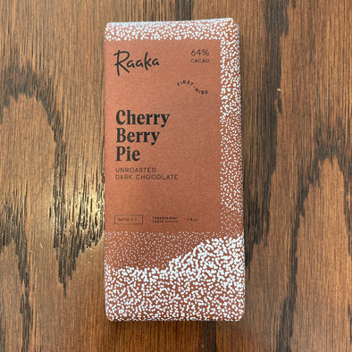 Raaka 1.8oz Cherry Berry Pie Chocolate Bar
