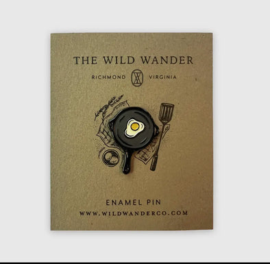 Cast Iron Enamel Pin