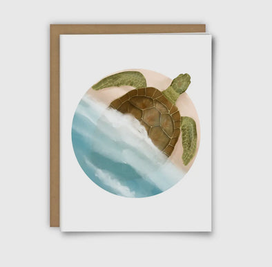 Sea Turtle Greeting Card