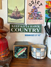 Keep Kitty Hawk Country Sticker- Medium