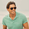 Blue Planet Sunglasses- Glacier- Soft Brown/Smoke Lens