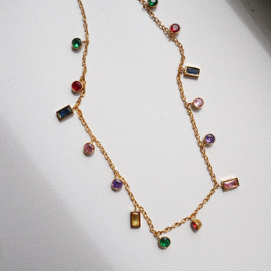 Kahlea Multicolor Gems Necklace