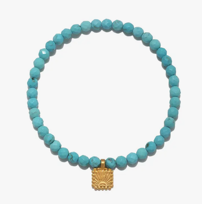 Turquoise Sunrise Stretch Bracelet