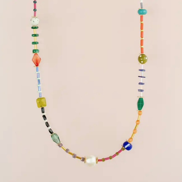 Prism Beaded Friendship Necklace
