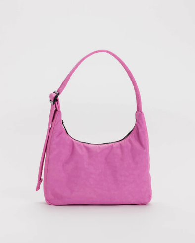 Baggu Mini Nylon Shoulder Bag- Extra Pink