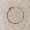 18k Gold Filled 2.5mm Flat Figaro Bracelet