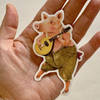 Clarence the Pig // Die Cut Vinyl Sticker