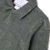 Jungles Symbols Terry Towelling L/S Button Up- Green