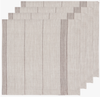 Linen Napkins- Set of 4- Shadow Maison Stripe