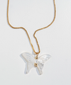 Babbit 14K GF Butterfly Necklace