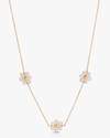 14K GF Flores Pearl Choker Necklace