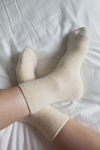 Le Bon Cloud Socks- Ecru