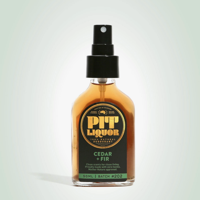 Pit Liquor- Cedar + Fir Spray Deodorant