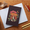 Midnight Mushroom Layflat Journal Notebook