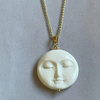 Carved Moon Necklace