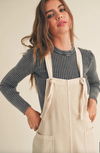 Tencel Washed Overalls- Oatmeal