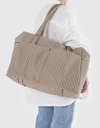 Baggu- Cloud Carry-On| Brown Stripe