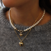 Heart & Freshwater Pearl Necklace