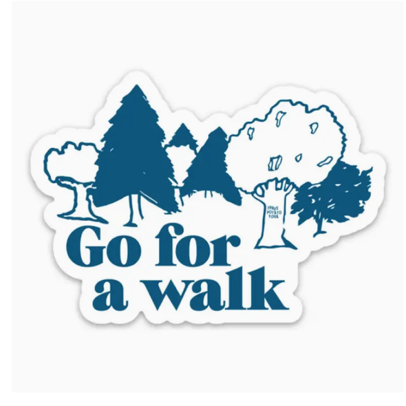 Go For A Walk Sticker