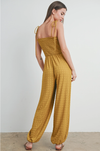 Constance Smocked Jumpsuit- Goldenrod