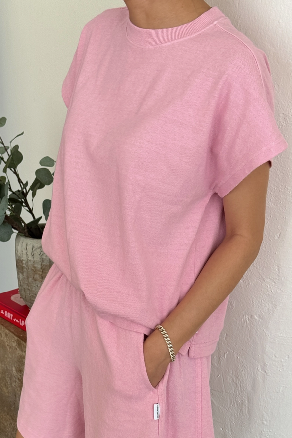 Le Bon Jeanne Tee- Pink