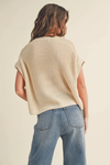 Dolman Sleeve Knitted Top- Oatmeal