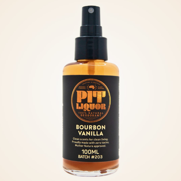 Pit Liquor- Bourbon Vanilla 100ml Spray Deodorant