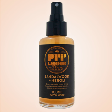 Pit Liquor- Sandalwood Neroli 100ml Spray Deodorant