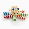 Plush Ocean Toy- Rainbow Octopus Rattle