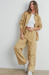 LAST CHANCE! Check Plaid Drawstring Pants- Goldenrod