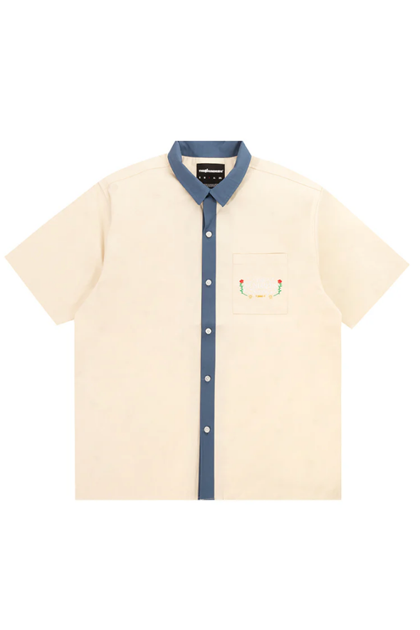 The Hundreds Giles S/S Woven- Off White