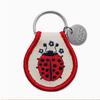 Patch Embroidered Key Chain- Ladybug