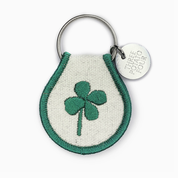 Patch Embroidered Key Chain- Lucky Clover