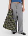 Standard Baggu- Pear Navy Check