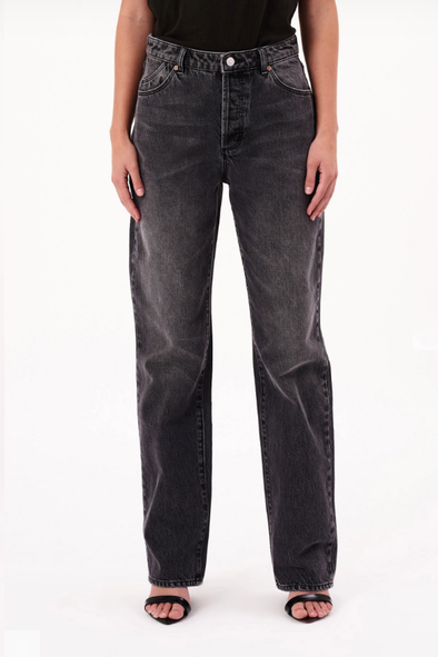 Rolla's 90’s Relaxed High Rise Jean- Faded Black