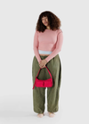 Baggu Cargo Shoulder Bag- Candy Apple Red