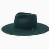 Billie Wool Felt Rancher Hat- Hunter Green