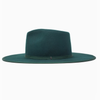 Billie Wool Felt Rancher Hat- Hunter Green