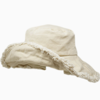 Keanu Floppy Bucket Hat- Almond