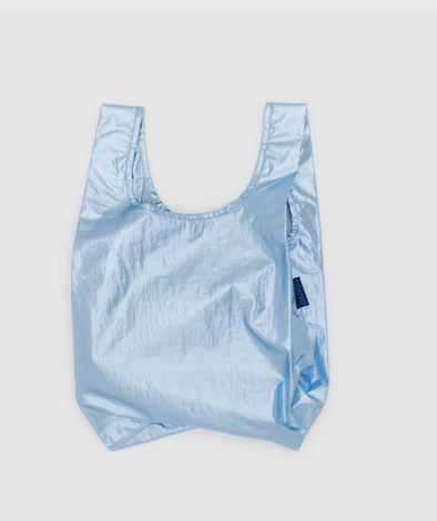 Baby Baggu- Metallic Light Blue