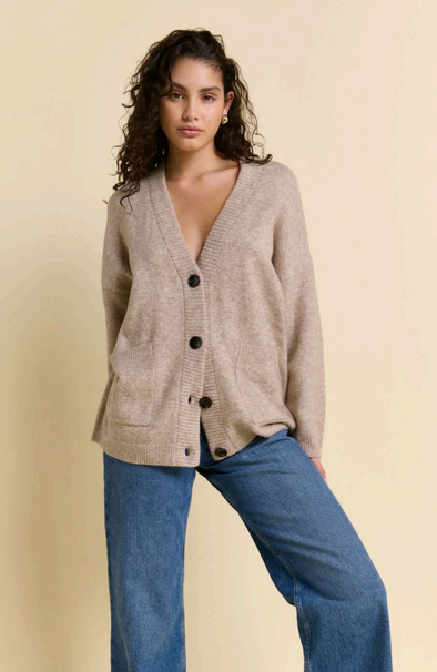 Rachel Cardigan- Light Mocha