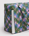 Baggu Small Cloud Carry-On | Green Star Plaid