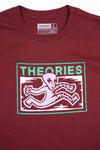 Theories Enigma Tee- Burgundy