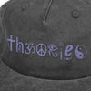 Coexist Snapback Denim Hat- Washed Black